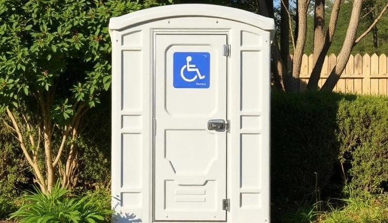ADA-Compliant Porta Potty, Commercial retail build, East Arizona, Arizona, AZ