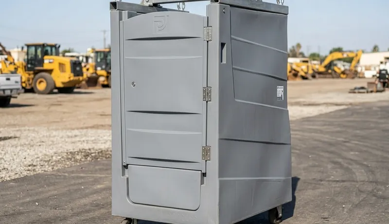 High-Rise Porta Potty delivery to site in Arizona, AZ