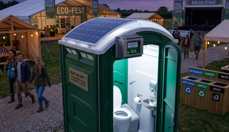Solar-Powered Porta Potty in Arizona