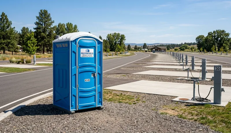 Standard Construction Porta Potty, Residential driveway, Arizona, Arizona, AZ